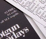 Shotgun Sundays Handbill